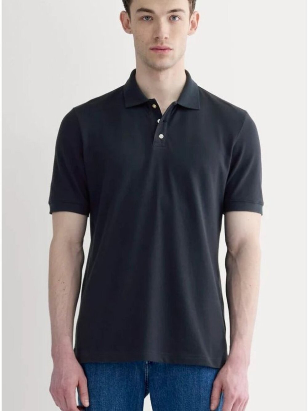 Everlane The Pique Polo Shirt Men's Size XS in Deep Navy Blue New With Tags!